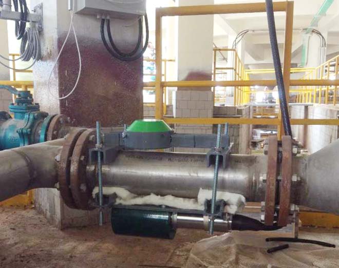 Na-22放射性儀表鋅銦礦漿管道檢測現場案例(圖1)