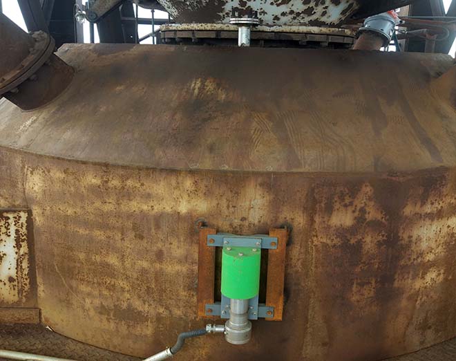 Na-22放射性儀表高爐爐頂料罐案例(圖1) Na-22放射性儀表高爐爐頂料罐案例(圖1)