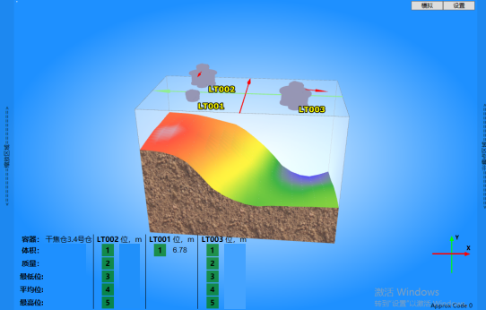湖南煤化新能源有限公司應(yīng)用3D雷達(dá)物位掃描儀案例(圖2)
